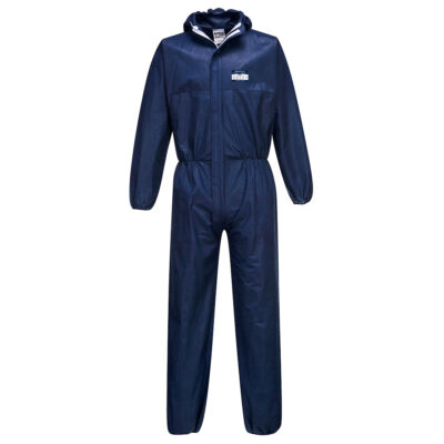 BizTex SMS Coverall Type 5/6 - This SMS coverall is generous fitting and easy to put on over work clothes. Offers excellent protection to Type 5 & 6. High tear and abrasion resistance make it highly durable. Features include elasticated hood, wrists, waist and ankles. BizTex SMS Coverall Type 5/6